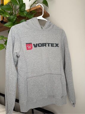 Womens Gray Vortex Hooded Sweatshirt
